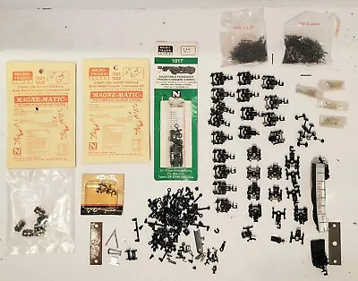 Large Assortment Of N Scale Model Railroad Train Couplers And Parts • $30