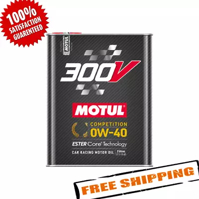 Motul 110857 300V Competition 0W-40 ESTER Racing Motor Oil • $403