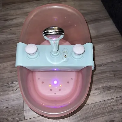 £3 • Buy Baby Born Wash Tub Bath Time For Dolls Light And Music 