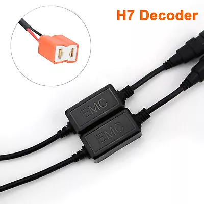 LED Headlight Canbus Error Free Anti Flicker Resistor Canceller Decoder H7 • $15.99