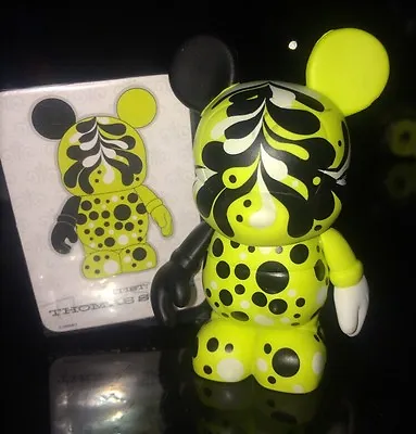 DISNEY VINYLMATION 3 Urban 4 Green Paint Splatter Black With Card Splattered • $4.95