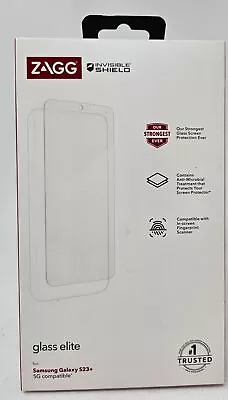 $24.99 • Buy Zagg Glass Elite Screen Protector For Samsung Galaxy S23+ S23 Plus