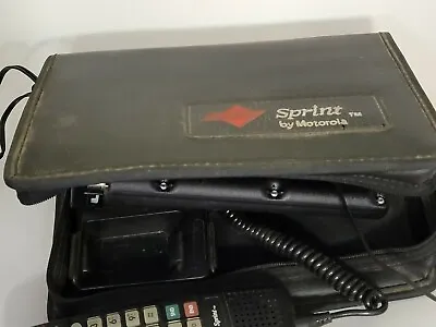 $80.75 • Buy Vintage Sprint Cell Car Phone By Motorola With Case, Charger, Etc.
