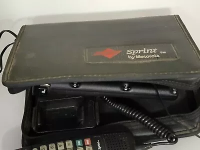 $80.75 • Buy Vintage Sprint Cell Car Phone By Motorola With Case, Charger, Etc.