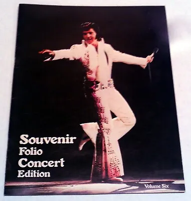 1975 Volume 6 Elvis Souvenir Concert Program • $39