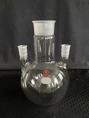 Ace Glass 3000mL 3-Neck Long Neck Round Bottom Reaction Flask 60/40 CTR 24/40 SD • $127.49