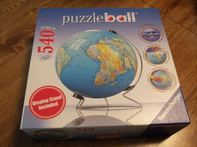$20 • Buy Ravensburger 540 Piece Puzzle Ball The Earth With Display Stand New In Box