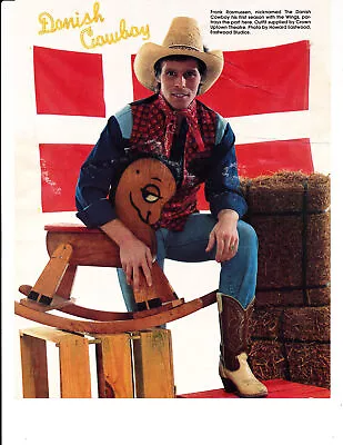 Wichita Wings Poster - Frank Rasmussen - Danish Cowboy - Misl Soccer • $4.95