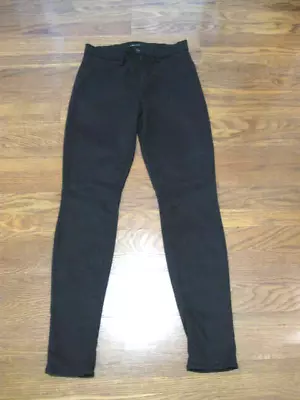 J Brand Super Skinny Jeans Womens Size 29 Black Lux Sateen Mid Rise Stretch  • $21.99