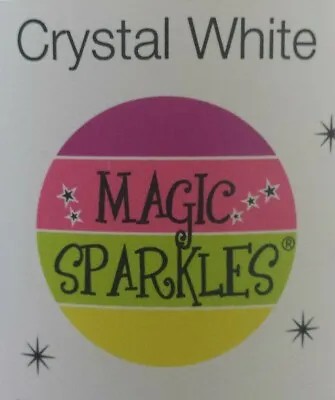 Edible Glitter Flakes MAGIC SPARKLES Crystal White Snow Sealed Bag • £3.23