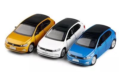 1:32 Volkswagen Polo Diecast Model Car Metal Alloy LED Sound Pull Back Kids Toy • $26.95