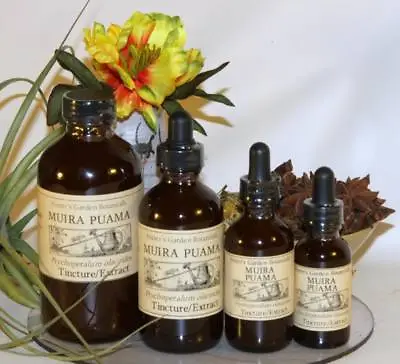 MUIRA PUAMA Bark Tincture Nervine  Potency Wood  Stamina Folk Remedy Extract  • $12.95