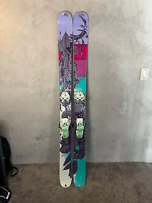 K2 Womens Miss Directed All Mountain Skis Size 169 Cm Tyrolia Attack 12 Bindings • $264