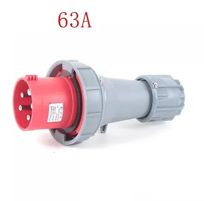 63 Amp 5 Pin 3P+N+E 415V Male  Plug  Ceeform Commando IP44 Outdoor • £29