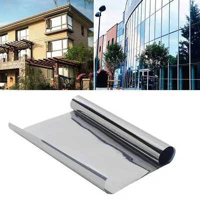 £7.95 • Buy UV Heat Reflective Window Film Tint Foil Office Home Insulation One Way Mirror