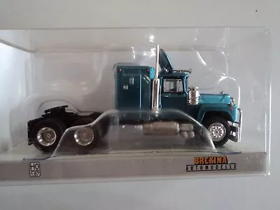 Brekina  1966 Mack Rs 700  Tractor Truck Blue    Ho  1/87   Plastic • $34.95