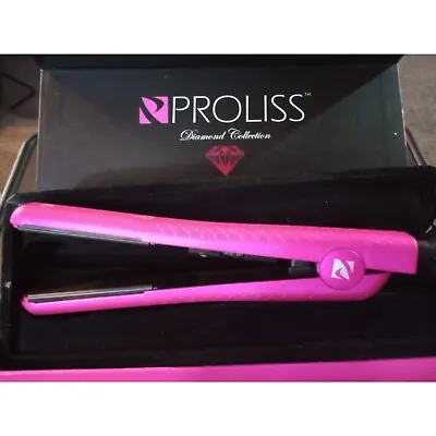 Proliss Diamond Collection Ceramic Ionic Hair Straightener Pink • $30