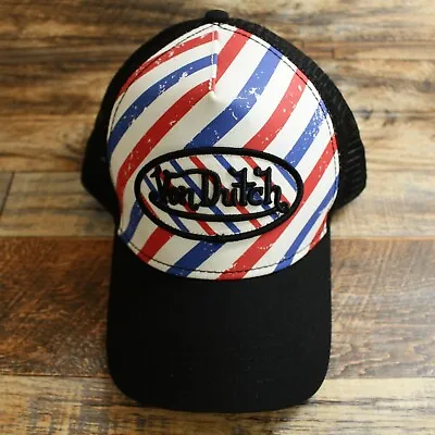 Von Dutch Trucker Hat Unisex Adults Barbershop Stripe • $70.53