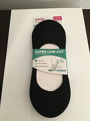 Brand New Women's Size 5-10 Peds No Show Super Low-cut 3 Pack Liner Sock • $6.99