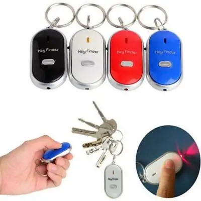 £3.99 • Buy Find My Keys With Whistle Key Finder Locator Flash Beep Key Chain LED Torch NEW