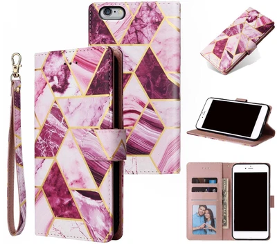 $8.95 • Buy Iphone 6+ 6S+ (5.5 ) Case Gilded Marble Pattern