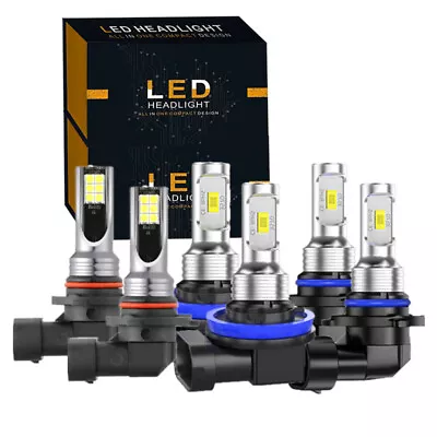 For Mazda CX-9 2007-2012 Combo LED Headlight High Low Beam + Fog Light Bulbs Kit • $35.99