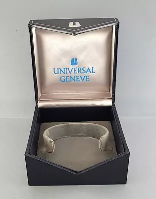 Vintage Universal Dark Blue Watch Presentation BOX. Swiss Made. • $160