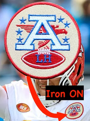 Lamar Hunt Kansas City Chiefs  Memorial Football Jersey Patch Iron On - On Hand • $15.95