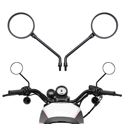 Motorcycle Rearview Side Mirrors For Honda Kawasaki Suzuki ATV Scooter Dirt Bike • $29.79