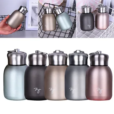 Small Mini Travel Drink Mug Coffee Cup Stainless Steel Vacuum Flask Thermos Cup  • £10.43