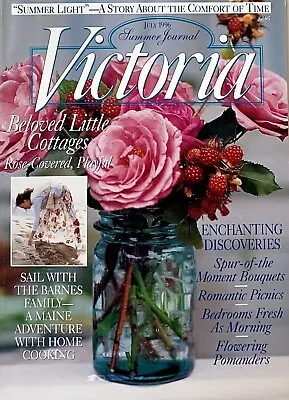 July 1996 VICTORIA Magazine Volume 10 No.7 VG Condition • $12