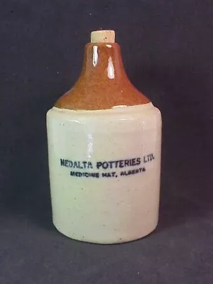 Salesman Sample Medalta Potteries – Medicine Hat Alberta - Miniature Whiskey Jug • $400