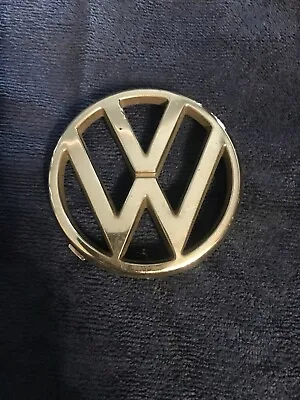 Volkswagen VW Bug Rabbit Bus/Vanagon Original Emblem Front 3 Prong 165853601 • $149.50