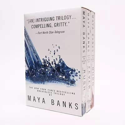 Maya Banks BREATHLESS Trilogy (Rush Fever Burn) Trade Paperback Books 1st Ed. • $24.99