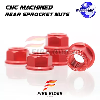 Red Rear Sprocket Nuts M12 For Honda CBR650F 18 19 20 • $30.67