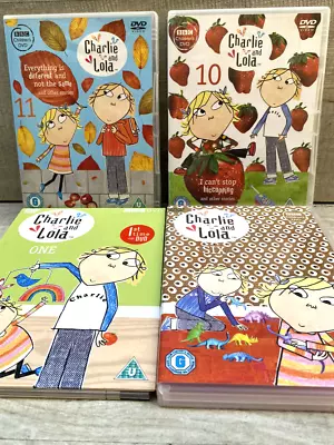 4 DVD Charlie And Lola Bundle Series 1 6 10 & 11 Many Hours+ BBC Lauren Child • £11.99