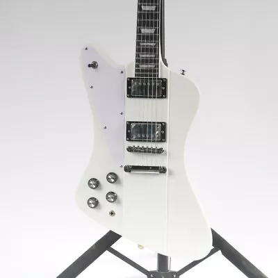 Unbranded White Firebird Left-handed Electric Guitar HH Pickups Mahogany Body • $275