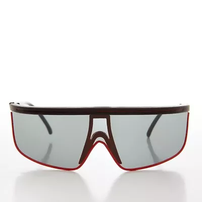 Polarized Wrap Around Vintage Sunglass Red - Amigo • $28