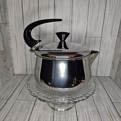 Vintage Farberware Tea Kettle 2 Quart Stainless MCM Teapot Bronx NY U.S.A.  • $28.90