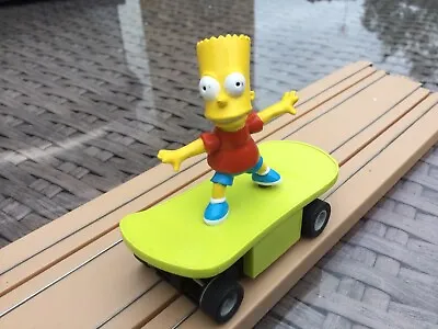 £6.99 • Buy Micro Scalextric Slot Car Bart Simpson Skateboard Working 1:64