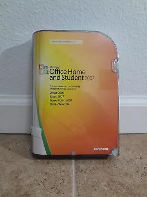 Microsoft Office Home And Student 2007 With Product Key Word Excel PowerPoint  • $19.50