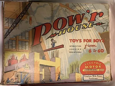 Pow’r House Toys For Boys Electric Motor Generator Board Game • $131.69