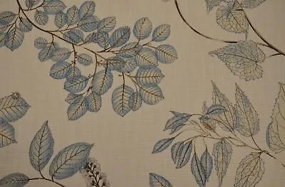 Arboretum Cloud Blue Vine Leaf Floral Print P Kaufmann Fabric • $29.99