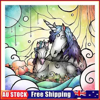 $10.99 • Buy 5D Diamond Painting Kit Cartoon Unicorn Full Round Drill DIY Arts (QQ077)