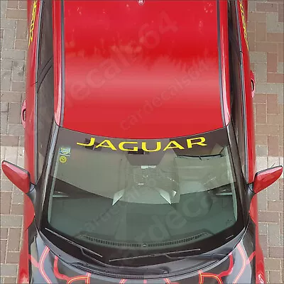 JAGUAR Windshield Decal Sticker Banner Car 32 /36 /40  Emblem Logo Design #1 I • $17.99