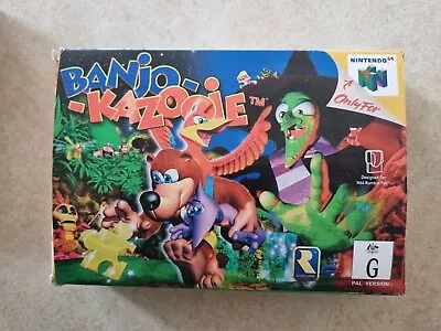 Banjo-Kazooie BOX ONLY REPRO • $30