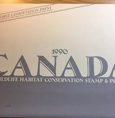 Michael Dumas1990Canada Wildlife Habitat Stamp638/9500 2 Stamps .Mint Print. • $122