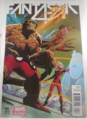 🔥 Fantastic Four #1 Vf/nm 1:50 Jerome Opena Variant B 2014 All New Marvel Now • $37.80