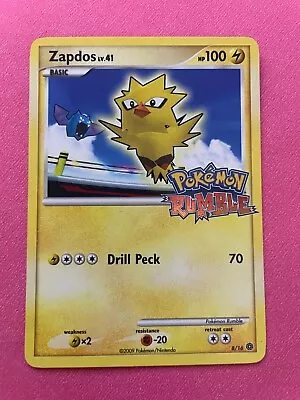 Pokemon Rumble- Zapdos- 8/16- Promo- Holo Foil Stamped • $38.98