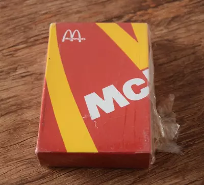 MCDONALDS  PLAYING CARDS CARD Pack NOS PROMOTIONAL SEALED - RARE • £14.99